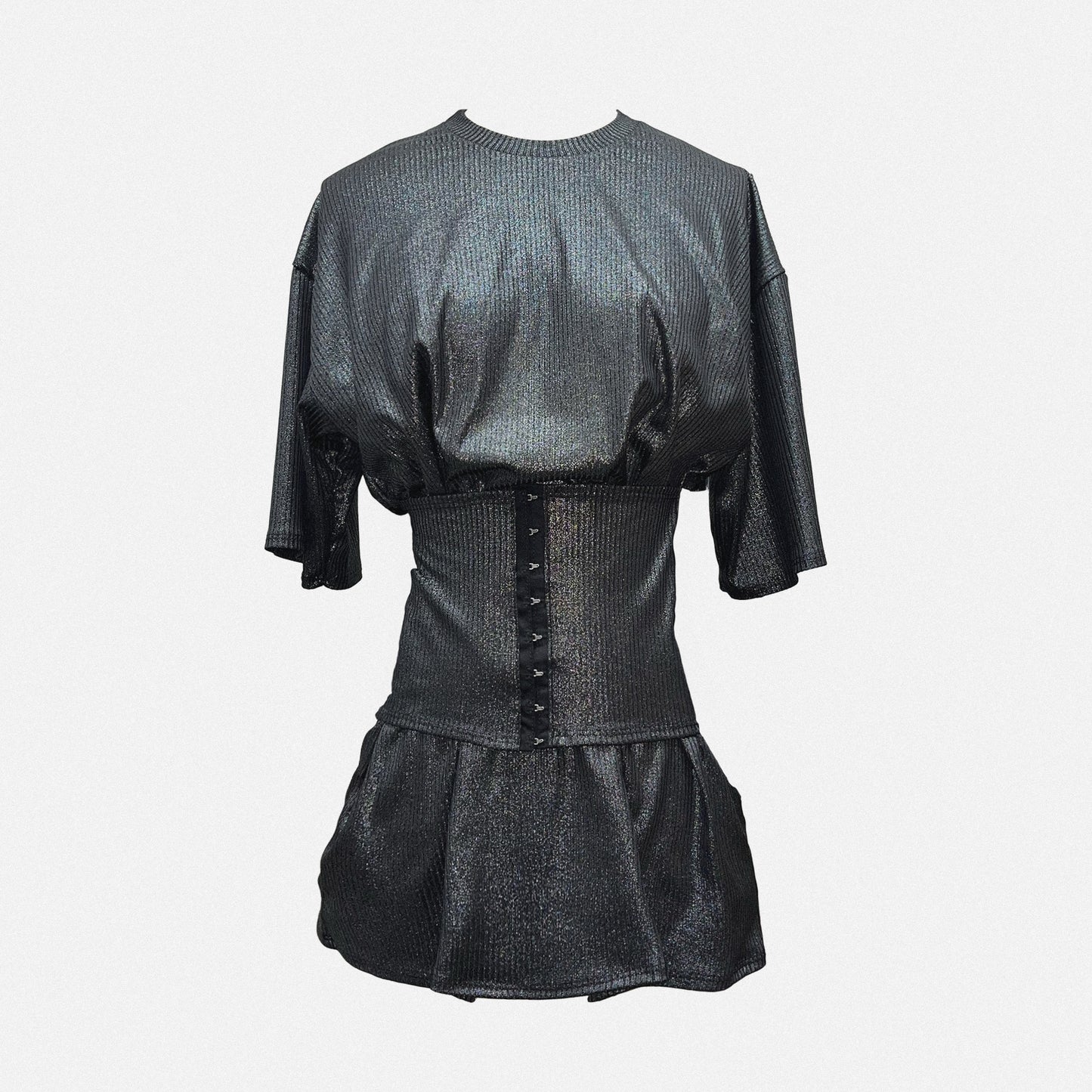 ''NOT TOO BASIC'' MAXI TSHIRT CORSET