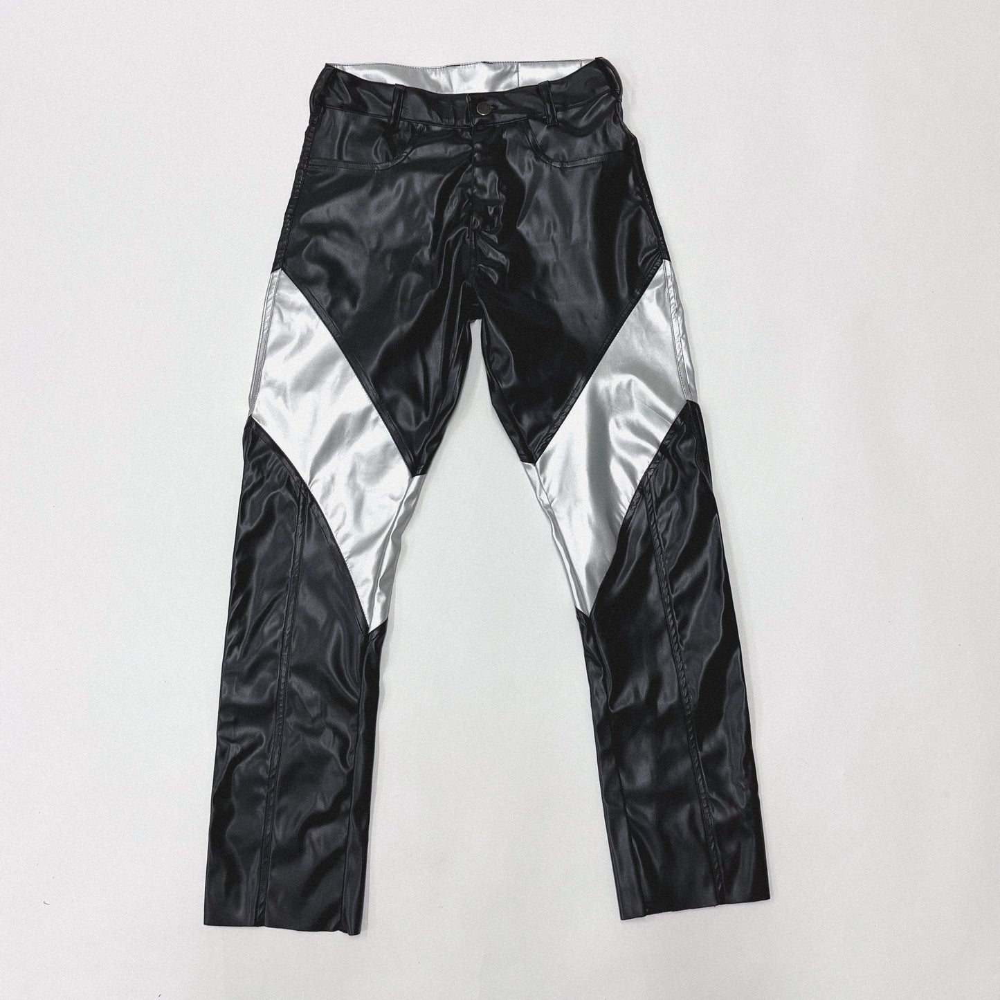 ''MOTODADDY'' VEGAN LEATHER PANTS